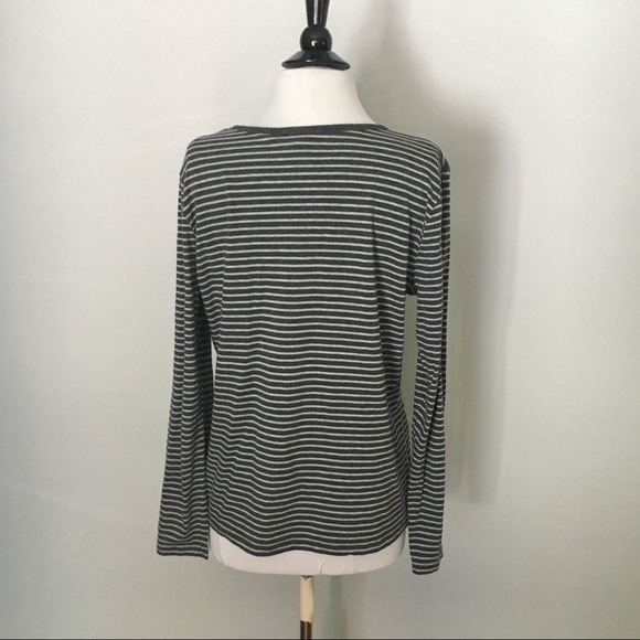 MICHAEL KORS Stripped Zipped Top Size L - Picture 3 of 5